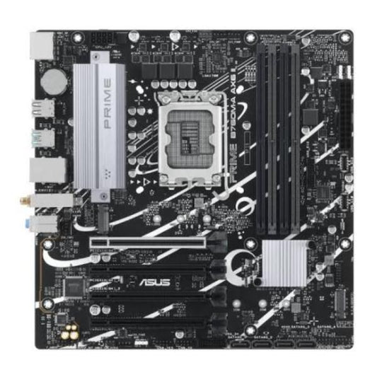 TARJETA MADRE ASUS PRIME B760M-A AX6 II-GSI LGA1700 MICRO-ATX DDR5 90MB1JH0-MVABY1 NEGRO / BLANCO