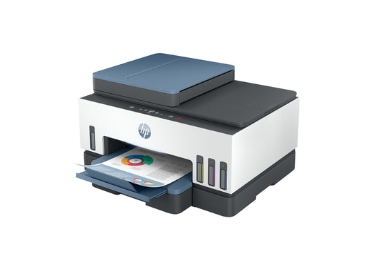 HP Smart Tank 790 All-in-One - Impresora multifunción - color - chorro de tinta - rellenable - Letter A (216 x 279 mm)/A4 (210 x 297 mm) (original) - A4/Legal (material) - hasta 13 ppm (copiando) - hasta 15 ppm (impresión) - 250 hojas - 33.6 Kbps