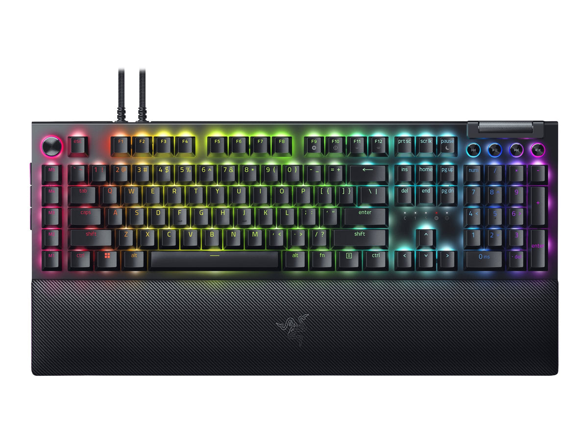 Razer BlackWidow V4 Pro - Teclado - retroiluminación - USB - interruptor: Razer Green