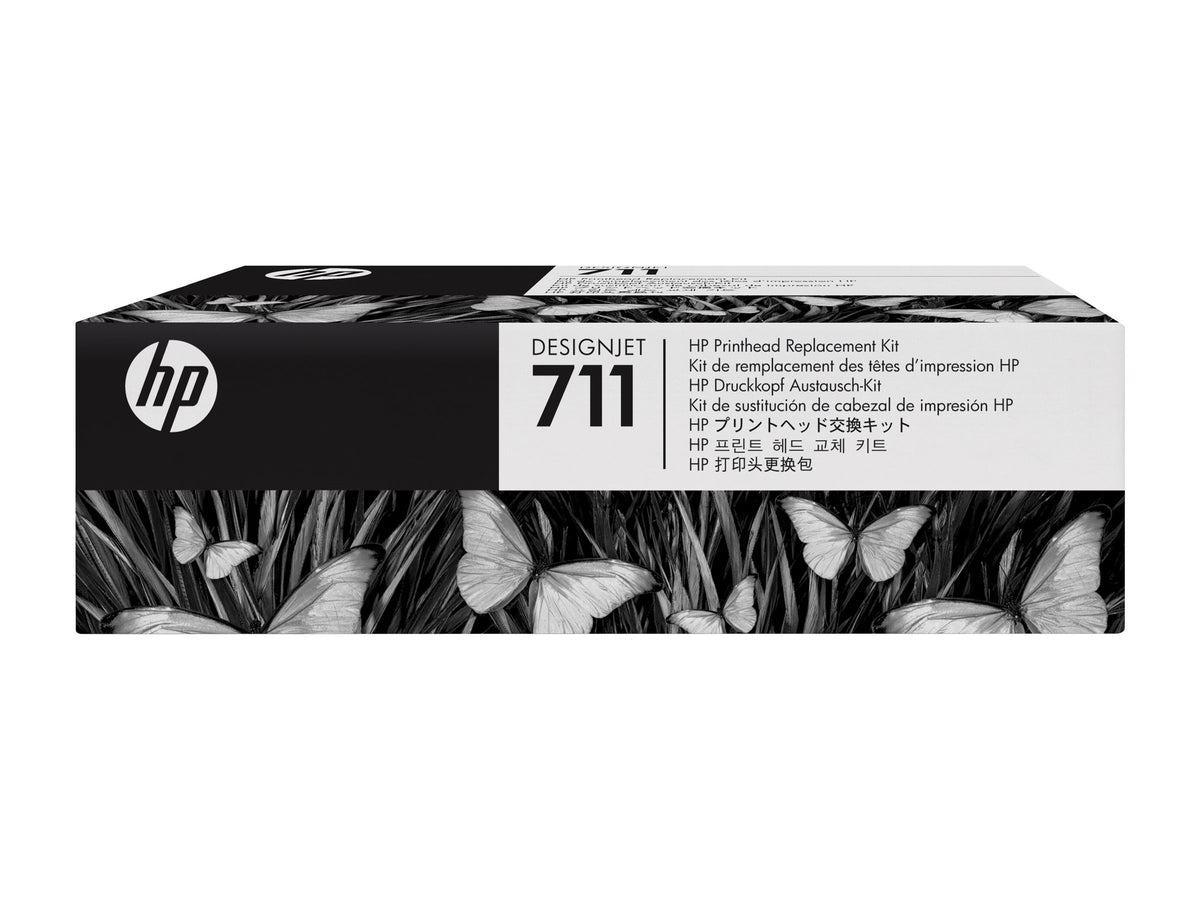 HP 711 - Negro, amarillo, cián, magenta - cabezal de impresión - para DesignJet T120 ePrinter, T520 ePrinter