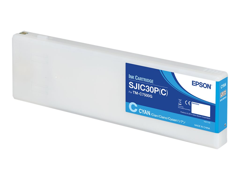 Epson SJIC30P(C) - Cián - original - cartucho de tinta - para ColorWorks TM-C7500G