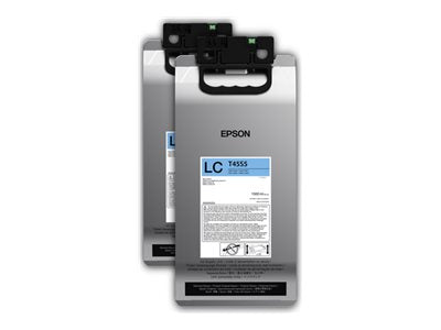 Epson T45S5 - Paquete de 2 - 1.5 L - gran capacidad - cián claro - original - paquete de tinta - para SureColor R5070L