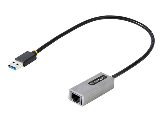 StarTech.com Adaptador USB a Ethernet, USB 3.0 a Ethernet Gigabit de 10/100/1000 para Portátiles, con Cable Incorporado de 30cm, Adaptador USB a RJ45, Adaptador NIC, Adaptador de Red USB (USB31000S2) - Adaptador de red - USB 3.2 Gen 1