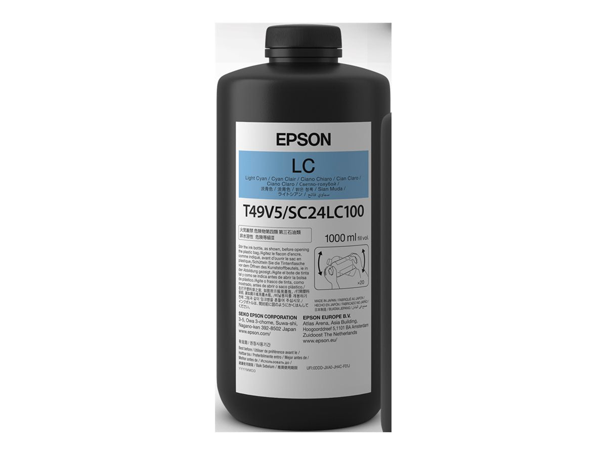 Epson t49v5 - 1000 ml - cián claro - original - recarga de tinta - para SureColor SC-V7000, V7000