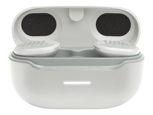 JBL Endurance Race - Auriculares inalámbricos con micro - en oreja - Bluetooth - blanco