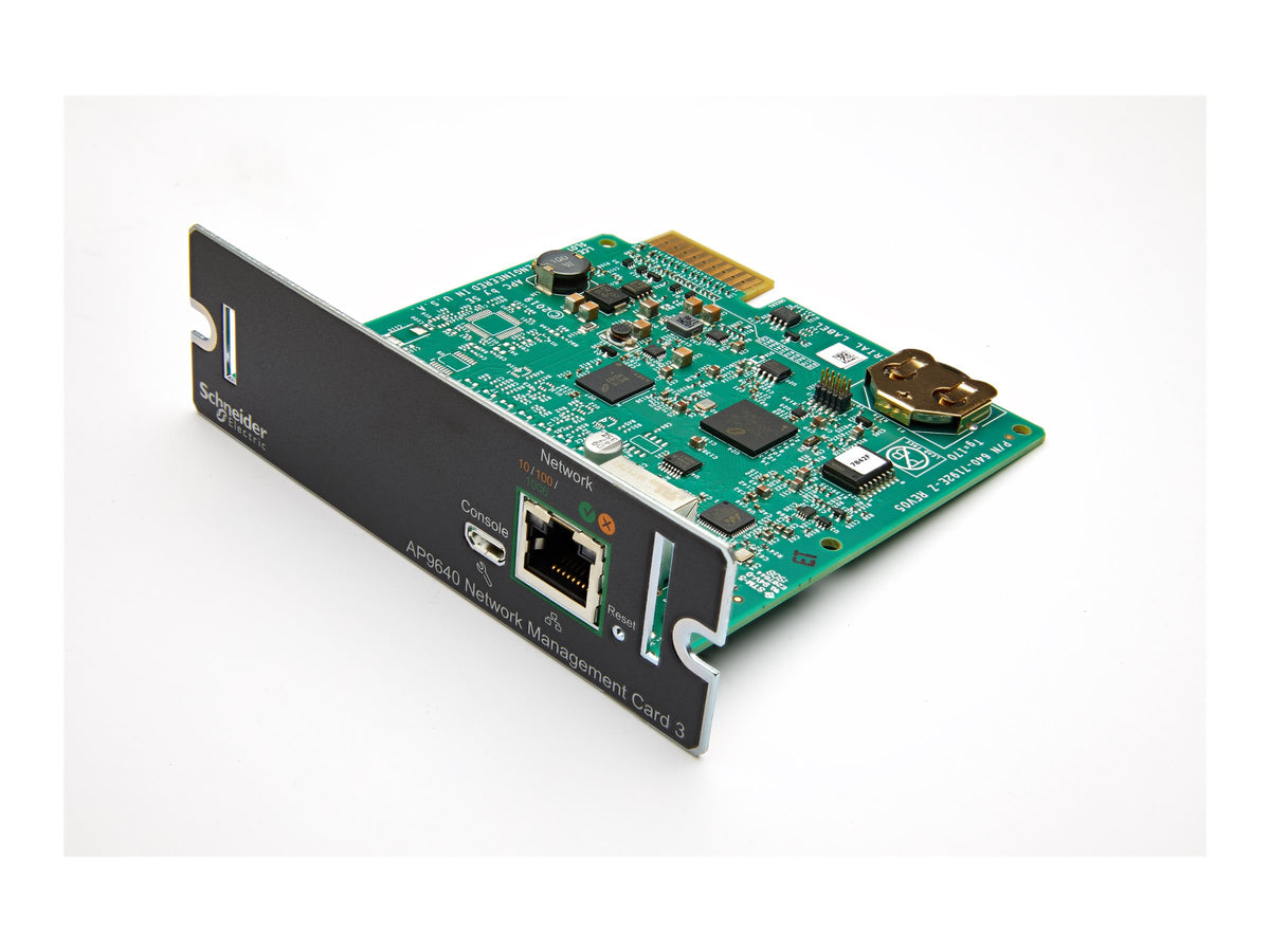 APC Network Management Card 3 with PowerChute Network Shutdown - Adaptador de administración remota - 1GbE - 1000Base-T - para P/N: SMTL2K2RM2UCLNC, SMTL3000RM2UCNC, SMX2KR2UX145, SMX750CUS, SRTL10KRM4UT, SRTL8KRM4UT