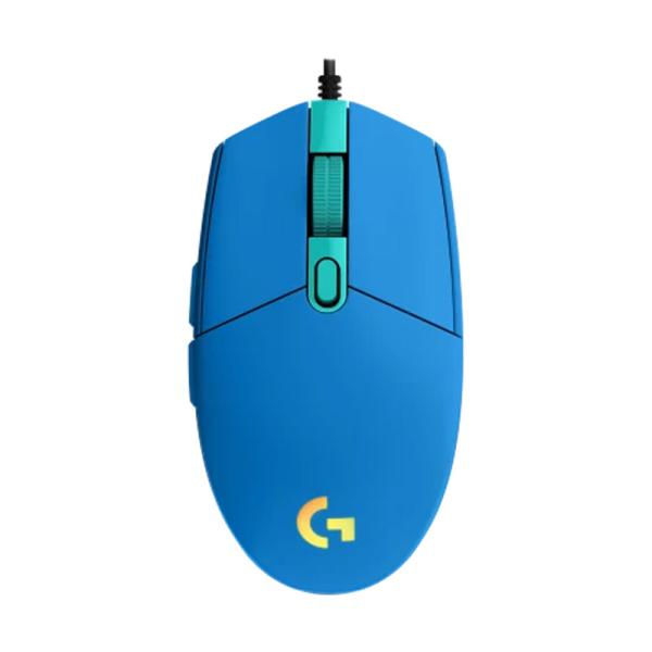 MOUSE GAMING RGB LOGITECH G203 LIGHTSYNC ALÁMBRICO USB 8000 DPI 910-005792