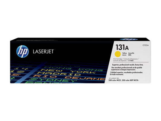 HP 131A - Amarillo - original - LaserJet - cartucho de tóner (CF212A) - para LaserJet Pro 200 M251n, 200 M251nw, 200 M276nw, MFP M276n, MFP M276nw