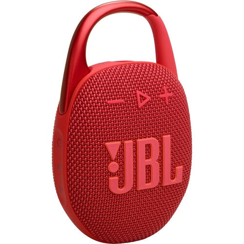 JBL Clip 5 - Altavoz - para uso portátil - inalámbrico - Bluetooth - controlado por aplicación - 7 vatios - rojo