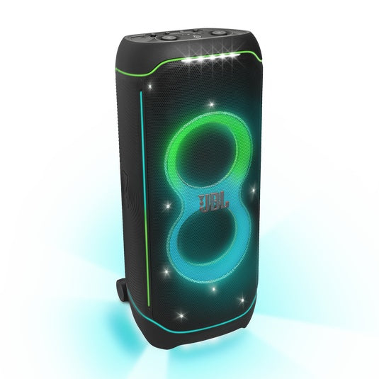JBL PartyBox Ultimate - Altavoz de fiesta - inalámbrico - Wi-Fi 6, Bluetooth - controlado por aplicación - 1100 vatios - 3 vías - negro