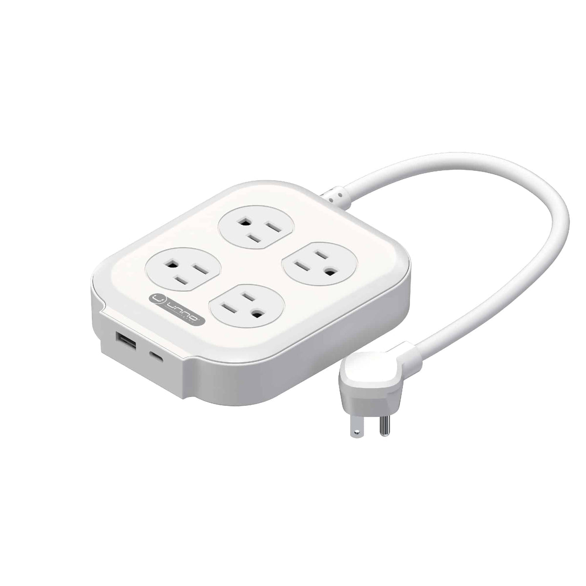 Regleta 4 en 1 PowerPod PD20W USB-A USB-C Unno Tekno PW5085WT