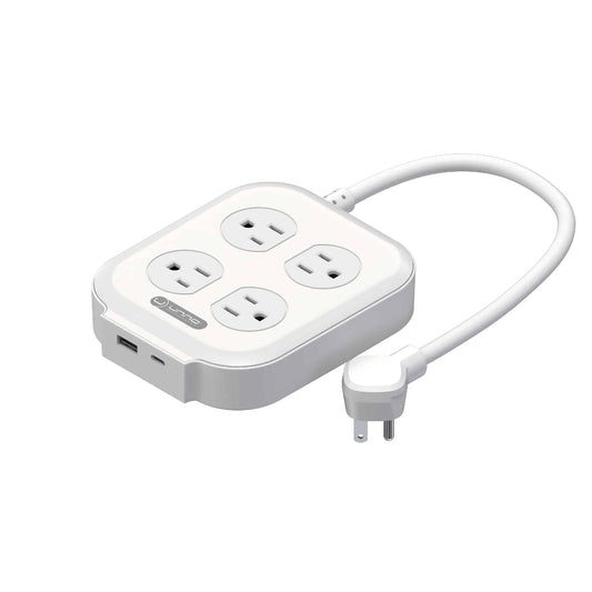 Regleta 4 en 1 PowerPod PD20W USB-A USB-C Unno Tekno PW5085WT