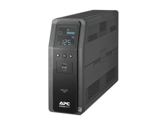 APC Back-UPS Pro BR1350M2-LM - UPS - CA 120 V - 810 vatios - 1350 VA - USB - conectores de salida: 10 - negro
