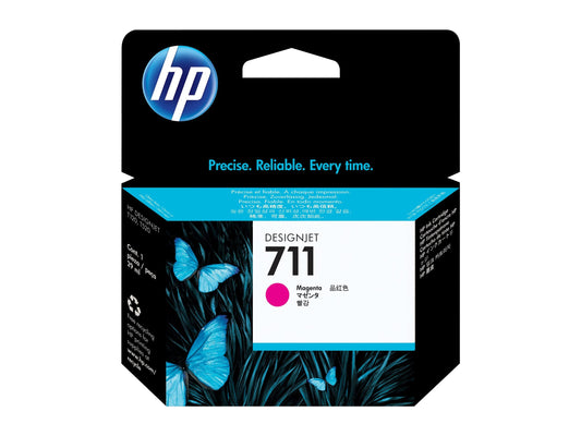 HP 711 - 29 ml - magenta - original - DesignJet - cartucho de tinta - para DesignJet T100, T120, T120 ePrinter, T125, T130, T520, T520 ePrinter, T525, T530