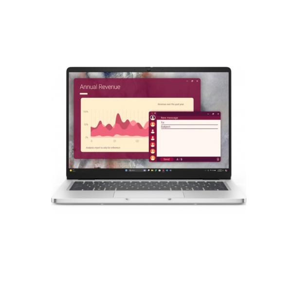 Laptop Dell Pro 14 PC14250 Ultra 7 255U 16GB 512GB SSD 14" FHD+ WiFi 6E Windows 11 Pro Teclado Español Silver 2HWN3