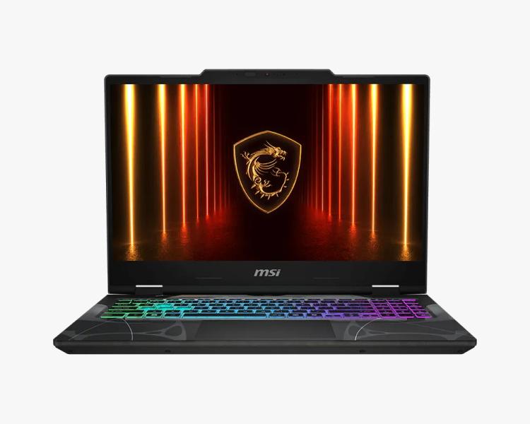 Laptop Gaming MSI Cyborg 15 B2RWFKG Core 7 240H 16GB 512GB SSD RTX 5060 8GB 15.6" 144Hz Windows 11 Teclado Ingles Translucent Black B2RWFKG-071U
