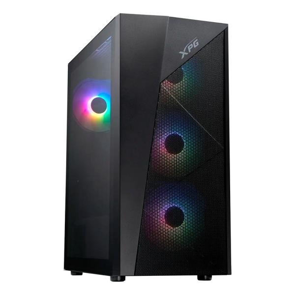 Gabinete para PC XPG Lander 500 Gaming Mid Tower ARGB Negro LANDER500MTA-BKCWW