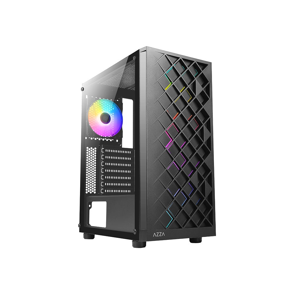 Gabinete PC AZZA Spectra 280B Gaming Mid Tower ARGB CSAZ-280B