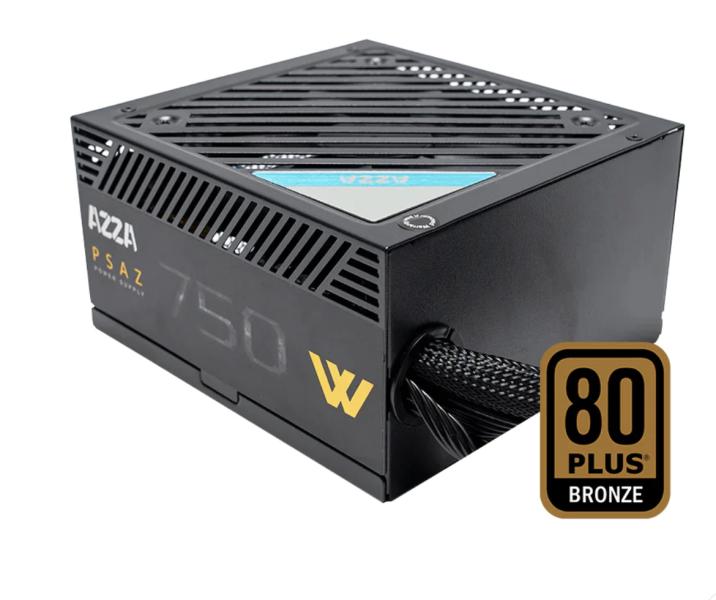 Fuente de Poder AZZA 750W 80 Plus Bronze PSAZ-750W
