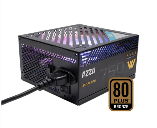 Fuente de Poder AZZA 750W 80 Plus Bronze ARGB PSAZ-750W ARGB