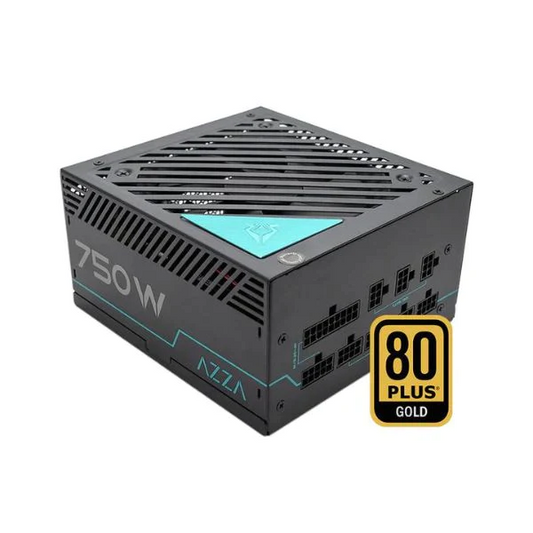 Fuente de Poder AZZA 750W 80 Plus Gold ATX 3.0 Modular PSAZ-750G ATX(3.0)