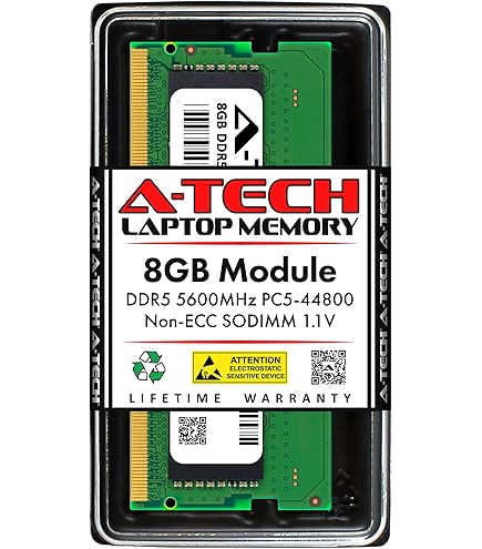 Memoria RAM Micron DDR5 8GB 5600MHz DIMM MTC4C10163S1UC56BD1