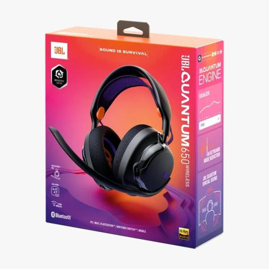 Audifonos Gaming JBL Quantum 650 Wireless Over-Ear Negro JBLQTUM650BLK