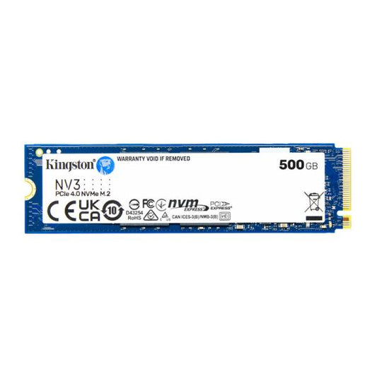 SSD 500GB Kingston NV3 M.2 NVMe PCIe Gen4 SNV3S/500G
