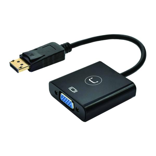 Adaptador DisplayPort a VGA Unno Tekno AD3006BK