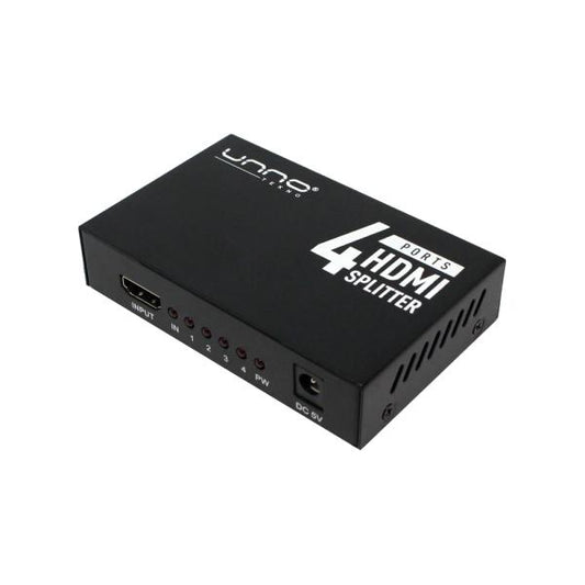 Splitter HDMI 4K 4 Puertos Unno Tekno HB1205BK
