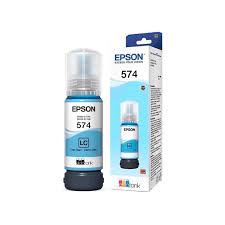 Botella de Tinta Epson T574 Light Cyan T574520-AL