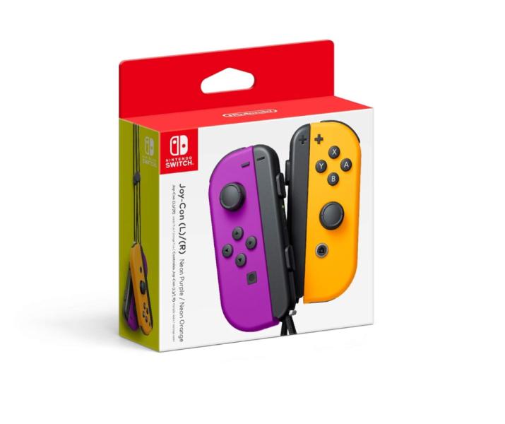 Control Nintendo Switch Joy-Con L/R Neon Purple/Orange HAC-A-JAQAA