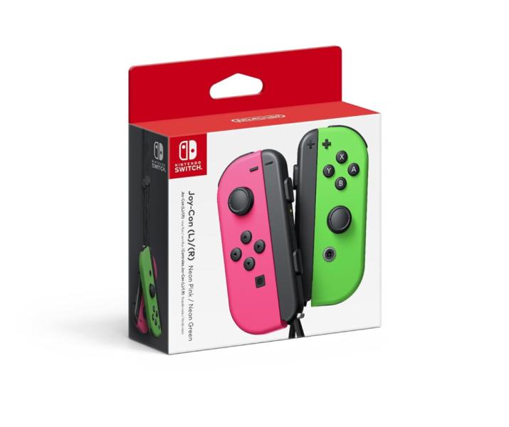 Control Nintendo Switch Joy-Con L/R Neon Pink/Green HAC-A-JAHAA