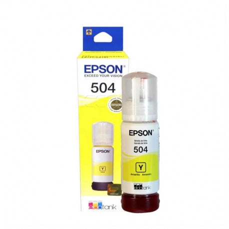 Botella de Tinta Epson T504 Amarillo T504420-AL