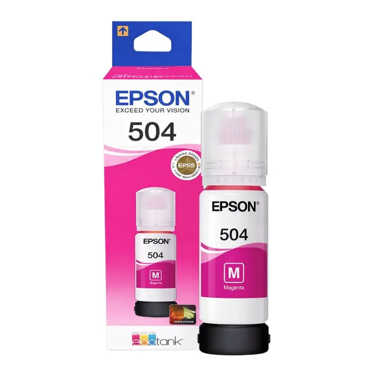 Botella de Tinta Epson T504 Magenta T504320-AL