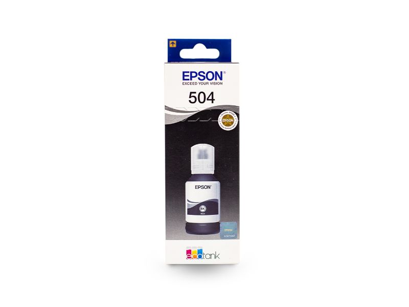 Botella de Tinta Epson T504 Negro T504120-AL