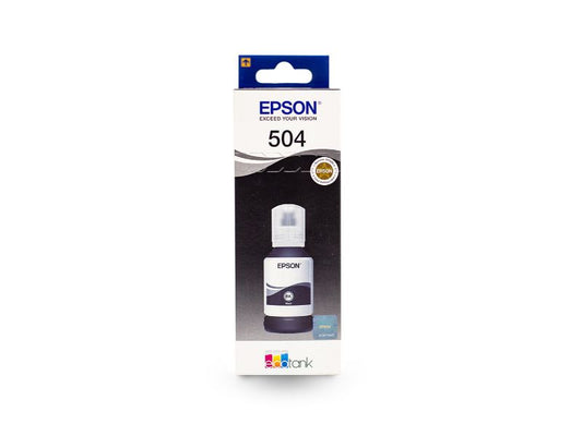 Botella de Tinta Epson T504 Negro T504120-AL
