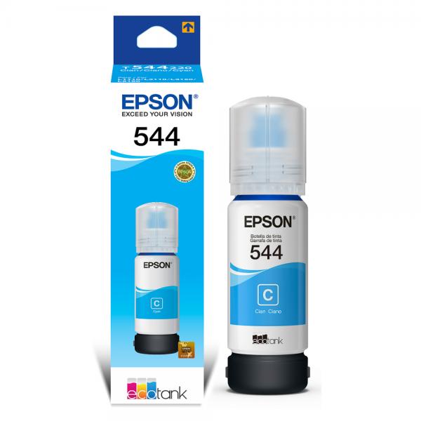 Botella de Tinta Epson T544 Cian T544220-AL