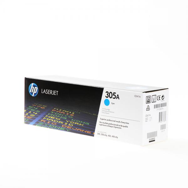 Toner HP 305A Original LaserJet Cian CE411A