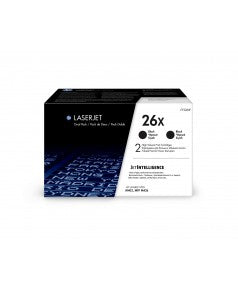 Toner HP 26X Pack 2 Alto Rendimiento Original LaserJet Negro CF226XD