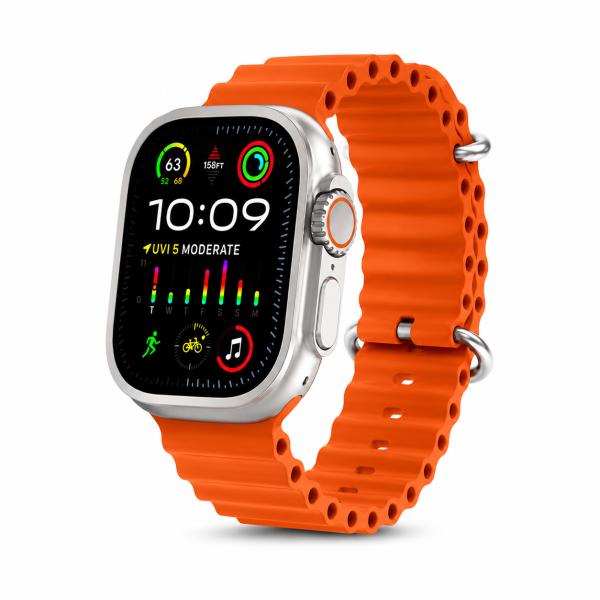 Smartwatch Logic Life 40 Negro 2" BT Naranja