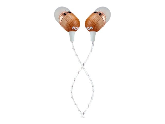 House of Marley Smile Jamaica - Auriculares internos con micro - en oreja - cableado - conector de 3,5 mm - cobre